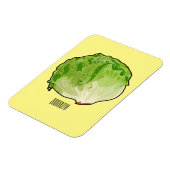 Salat-Cartoon-Abbildung Magnet (Linke Seite)