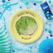 Salat-Cartoon-Abbildung Pappteller (Party)