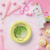 Salat-Cartoon-Abbildung Pappteller (Party)