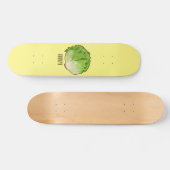 Salat-Cartoon-Abbildung Skateboard (Horizontal)