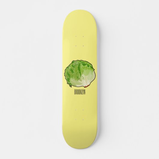 Salat-Cartoon-Abbildung Skateboard (Vorne)