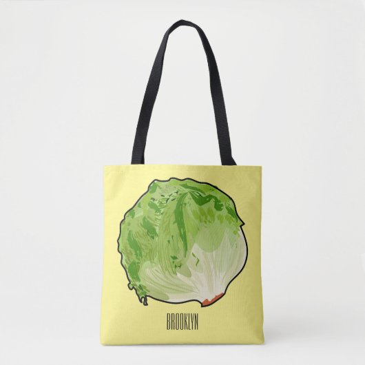 Salat-Cartoon-Abbildung Tasche (Vorderseite)