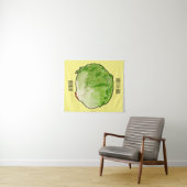 Salat-Cartoon-Abbildung Wandteppich (Beispiel (Horizontal))