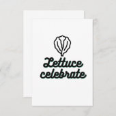 Salat Dankeskarte (Vorne/Hinten)