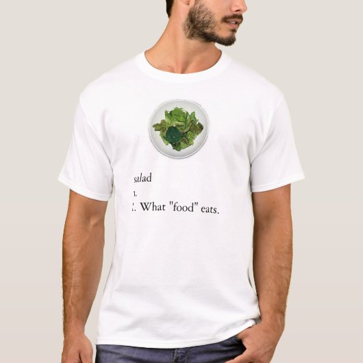 Salat-Definition T-Shirt (Vorderseite)