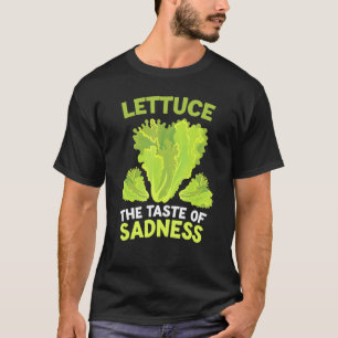 Salat den Geschmack der Traurigkeit Ernährung Männ T-Shirt