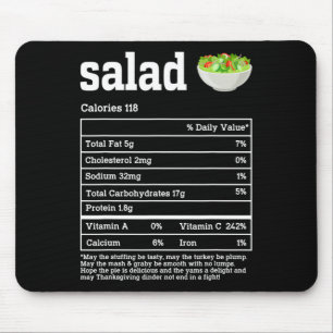 Salat Ernährung Erntedank Lebensmittel Männer Frau Mousepad