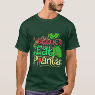 Salat essen Pflanze Vegan Vegetarisch T-Shirt