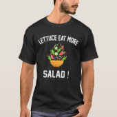 Salat essen - Veganer Salat Lover P T-Shirt (Vorderseite)