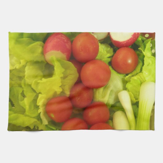 Salat Gemüse Kochnische Handtuch (Horizontal)