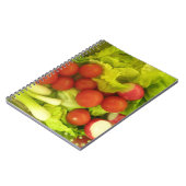 Salat-Gemüse-Notebook Notizblock (Linke Seite)