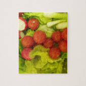 Salat Gemüse Puzzle (Vertikal)