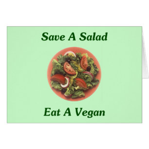 Salat gerettet, Vegan essen