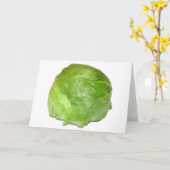 Salat Karte (Gelbe Blume)