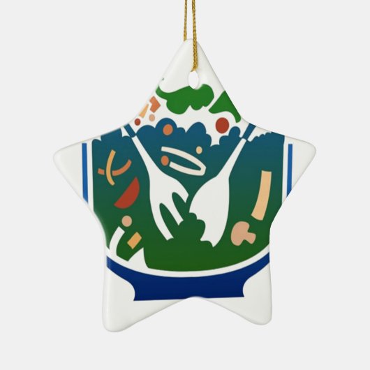 Salat Keramik Ornament (Rechts)