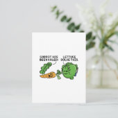 Salat löst dies postkarte (Stehend Vorderseite)