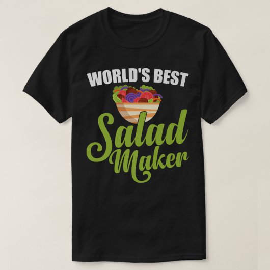 Salat Maker Salat Lover Gewürzvegetarisch T-Shirt (Design vorne)