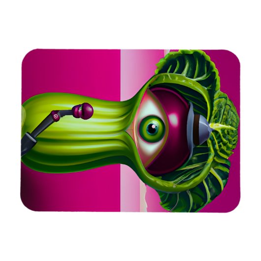 Salat mit Auge Magnet (Horizontal)