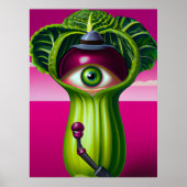 Salat mit Auge Poster (Vorne)