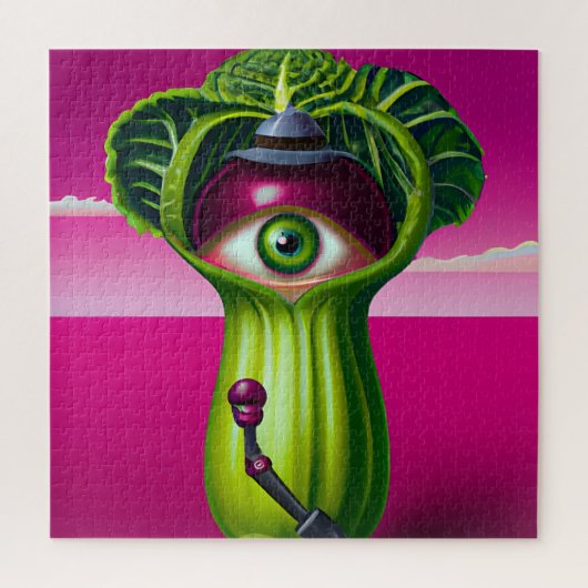Salat mit Auge Puzzle (Vertikal)