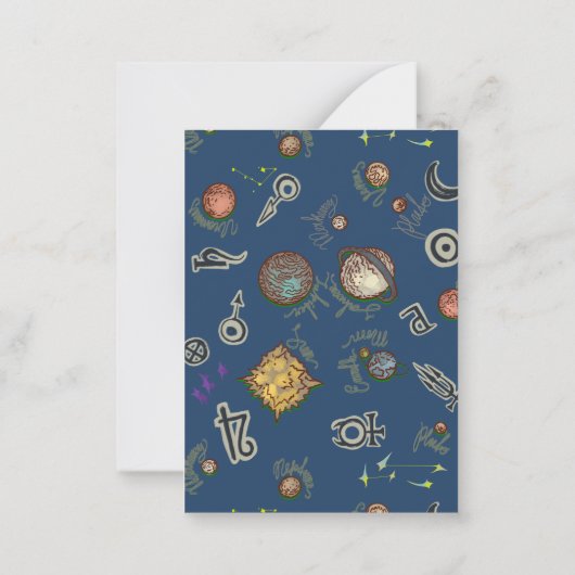 Salat Mitteilungskarte (Rückseite)