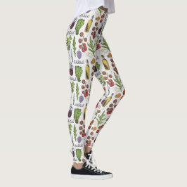 Salat-Muster-Leggings Leggings