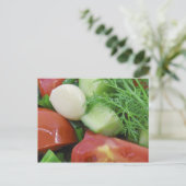 Salat Postkarte (Stehend Vorderseite)