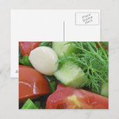 Salat Postkarte (Vorne/Hinten)
