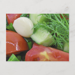 Salat Postkarte
