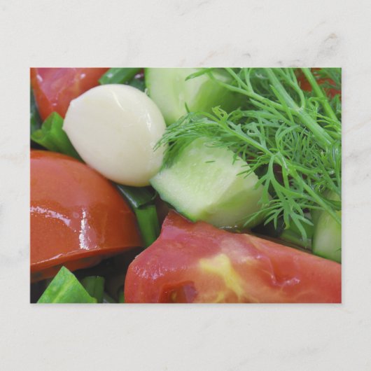 Salat Postkarte (Vorderseite)