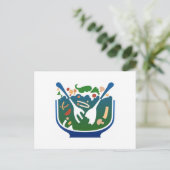Salat Postkarte (Stehend Vorderseite)