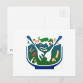 Salat Postkarte (Vorne/Hinten)