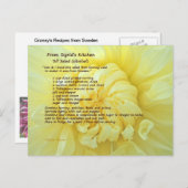 Salat Rezept Postkarte (Vorne/Hinten)