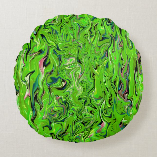 Salat...... Rundes Kissen (Vorderseite)