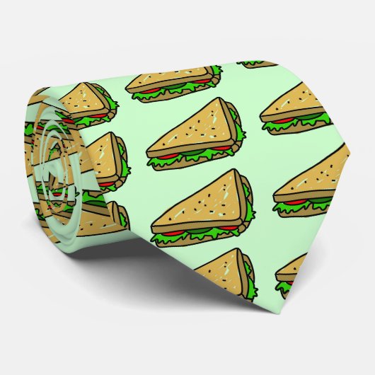 Salat-Sandwich Krawatte (Gerollt)