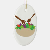 Salat-Schüssel Keramik Ornament (Rechts)