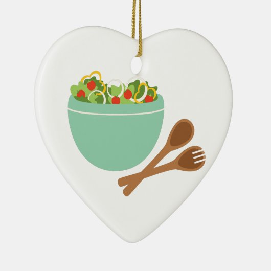 Salat-Schüssel Keramikornament (Rechts)