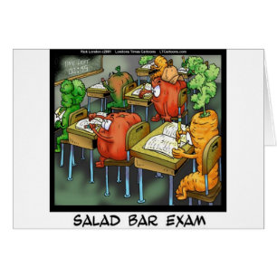 Salatbar-Prüfung Lustig