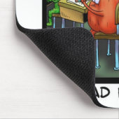 Salatbar-Prüfung Lustig Mousepad (Ecke)