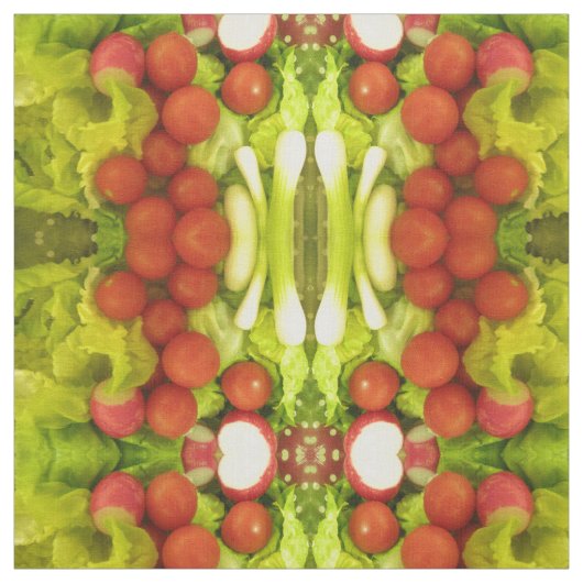 Salate Gemüse, Gemusterte Kunsthandwerkstoffe Stoff (Muster)