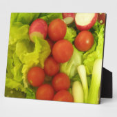 Salate Gemüse Plaque Fotoplatte (Seite)