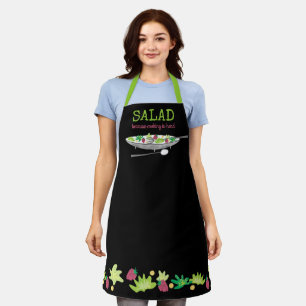 Salatkochen ist harte personalisierte Küche Schü Schürze