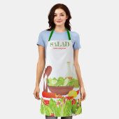 Salatkochen ist personalisierte Küche Schürze (Getragen)