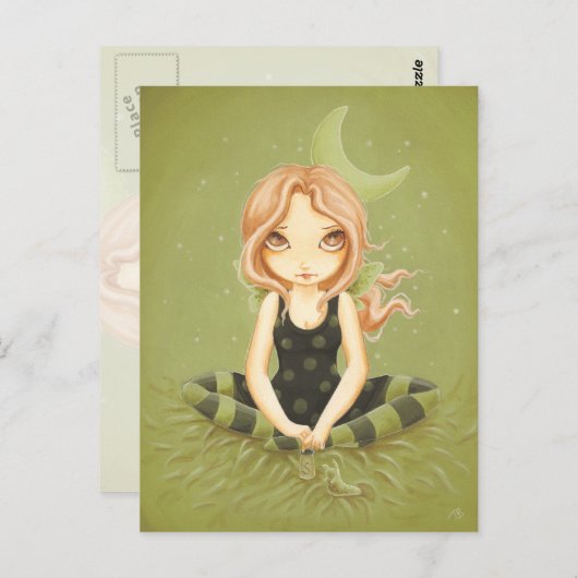 Salatschlauch - Schaumschlauch auf der Postkarte (Vorne/Hinten)