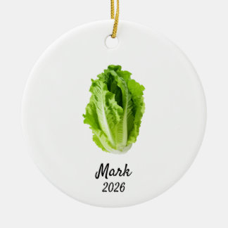 Salatschmuck, Salat-Weihnachtsschmuck Keramik Ornament