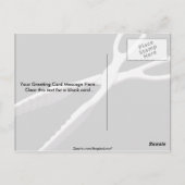 Salatschneider Postkarte (Rückseite)