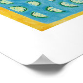Salatvorbereitung Gemälde Poster (Ecke)