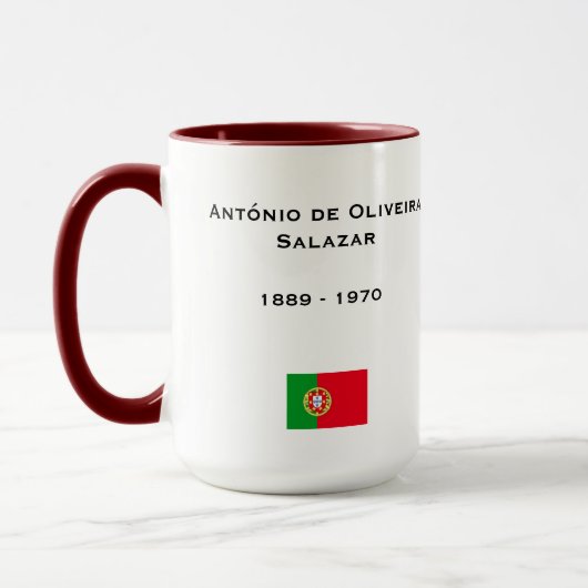 Salazar Portugiesische Geschichte Tasse (Links)