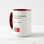 Salazar Portugiesische Geschichte Tasse (Vorderseite Links)