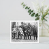 Salbei Amerikanische Ureinwohner, 1925 Postkarte (Stehend Vorderseite)